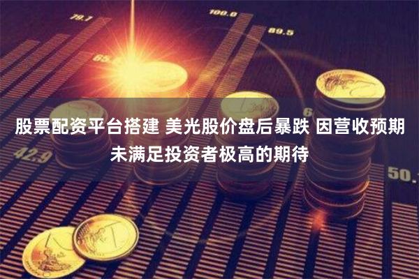 股票配资平台搭建 美光股价盘后暴跌 因营收预期未满足投资者极高的期待